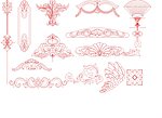 花纹(路径未闭合)
