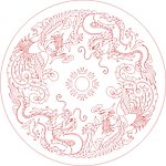 龙凤呈祥 (路径未闭合)