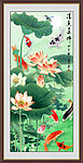 国画荷花
