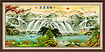 国画山水 财源滚滚