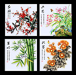 无框画