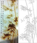 竹子 竹报平安