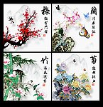 无框画