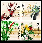 无框画