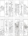 梅兰竹菊 四君子