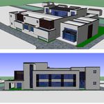中式会所建筑SU模型
