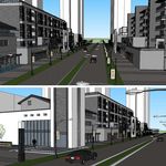 商业街建筑SU草图大师
