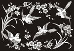 花鸟 喜鹊 兰花 梅花