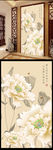 简约淡雅花朵玄关