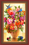 花卉油画