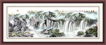 国画山水壁画