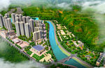 住宅区效果图