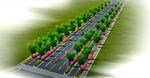 高速路效果图