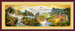 聚宝盆油画