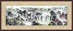 流水生财装饰画