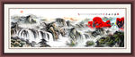 国画山水装饰画