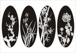 梅兰竹菊 春夏秋冬 四君子