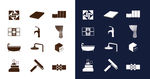 家居行业矢量图标