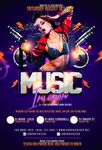 酒吧夜店DJ嘉宾音乐派对海报