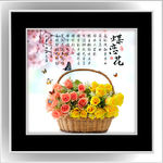 蝶恋花餐厅装饰画