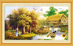 风景油画 山水油画