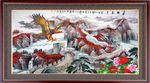山水国画 山水油画