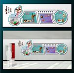 中国工艺美术文化走廊造型展板