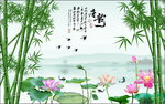 唐韵竹林飞鸟