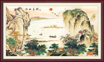 国画山水素材