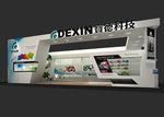 展台3D模型设计 电子展