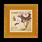 牡丹 工笔牡丹 水墨画 工笔画