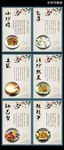 中华餐饮美食展板