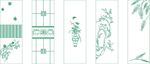 花纹雕刻 玻璃门雕刻 玻璃门