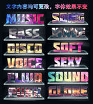 3D立体金属字体