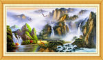 山水油画