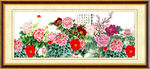 牡丹花装饰画