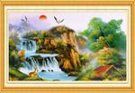 山水油画
