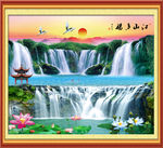 山水画  山水风景
