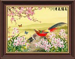 花鸟壁画