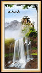山水画  山水风景