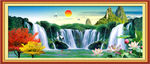 山水画 山水风景