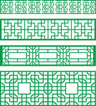 中式古典 镂空图案雕花
