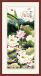 国画荷花