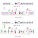 别墅大门建筑CAD图纸