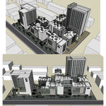 中式综合体建筑草图大师SU模型
