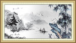 山水画 山水风景
