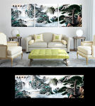 山水无框画