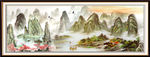山水画 山水风景