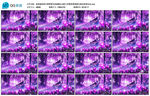 森林落叶钢琴紫色高端婚礼LED