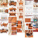 淘宝红木宝瓶茶桌花梨木竹节茶桌